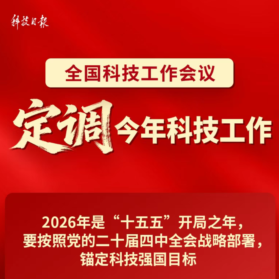 关注 | 一图速览！2026年科技工作这样干